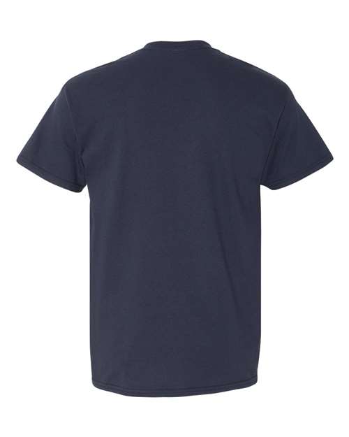 Gildan 5300 Unisex Heavy Cotton™ Pocket T-Shirt - Navy - back