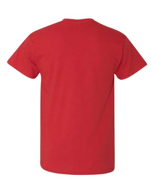 Gildan 5300 Unisex Heavy Cotton™ Pocket T-Shirt - Red - back