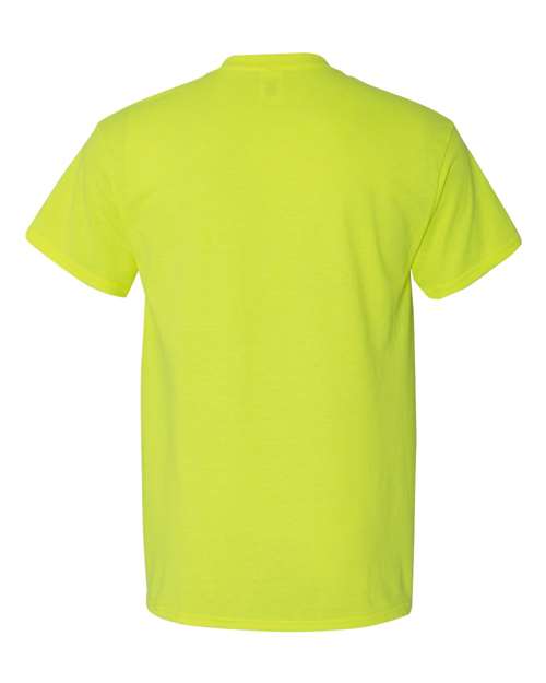 Gildan 5300 Unisex Heavy Cotton™ Pocket T-Shirt - Safety Green - back