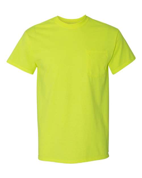 Gildan 5300 Unisex Heavy Cotton™ Pocket T-Shirt - Safety Green - front