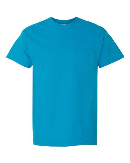 Gildan 5300 Unisex Heavy Cotton™ Pocket T-Shirt - Sapphire - front