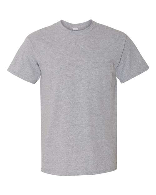 Gildan 5300 Unisex Heavy Cotton™ Pocket T-Shirt - Sport Grey - front