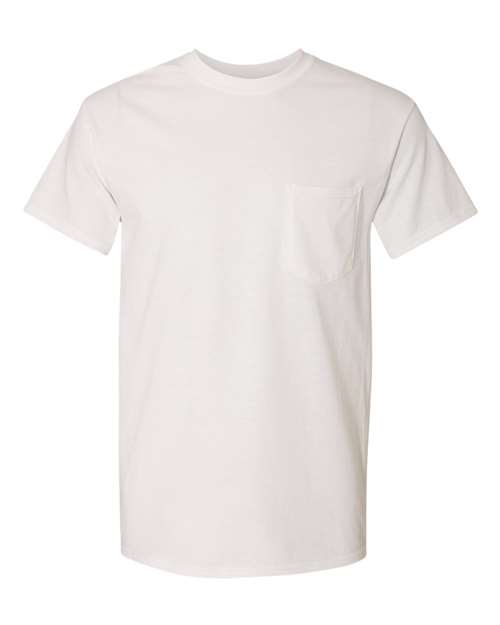 Gildan 5300 Unisex Heavy Cotton™ Pocket T-Shirt - White - front