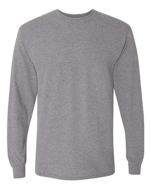 Gildan 8400 Unisex DryBlend® 50/50 Long Sleeve T-Shirt - Graphite Heather - front