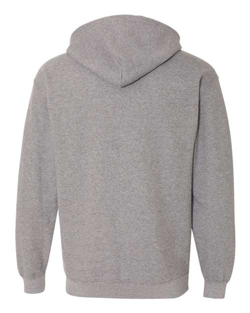 Gildan 18600 Unisex Heavy Blend™ Full-Zip Hooded Sweatshirt - Graphite Heather - back