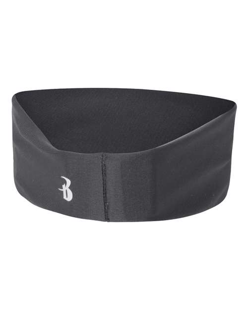 Badger 0301 Wide Headband - Graphite - back