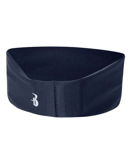 Badger 0301 Wide Headband - Navy - back