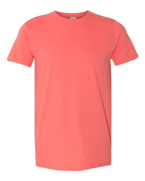 Gildan 64000 Unisex Softstyle® T-Shirt - Coral Silk - front