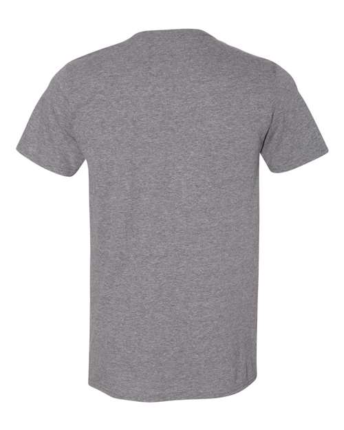 Gildan 64000 Unisex Softstyle® T-Shirt - Graphite Heather - back