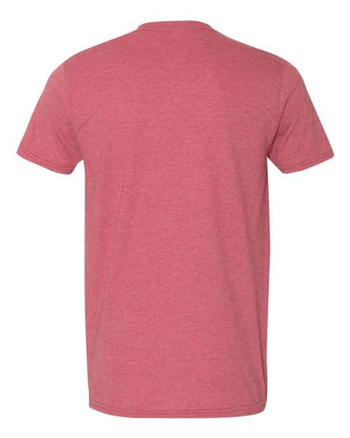 Gildan 64000 Unisex Softstyle® T-Shirt - Heather Cardinal Red - back
