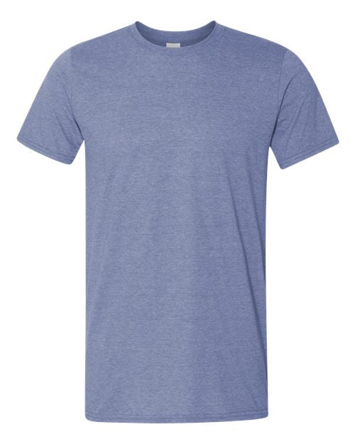 Gildan 64000 Unisex Softstyle® T-Shirt - Heather Indigo - front