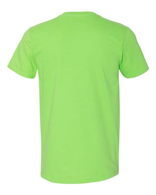 Gildan 64000 Unisex Softstyle® T-Shirt - Lime - back