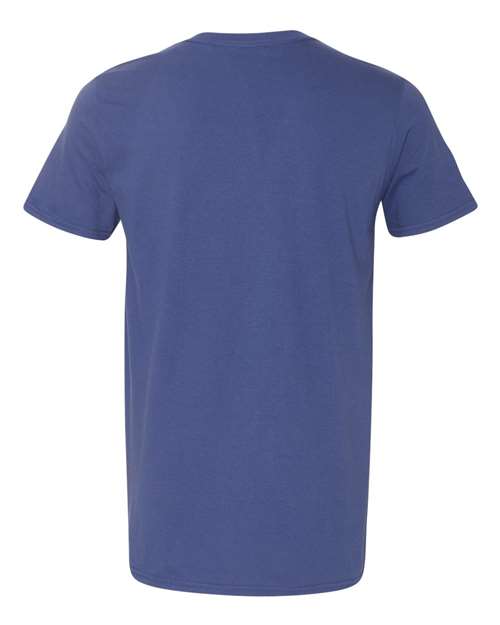 Gildan 64000 Unisex Softstyle® T-Shirt - Metro Blue - back