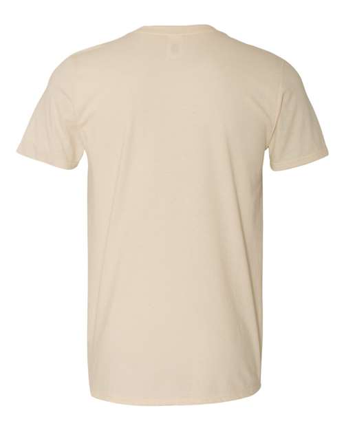Gildan 64000 Unisex Softstyle® T-Shirt - Natural - back