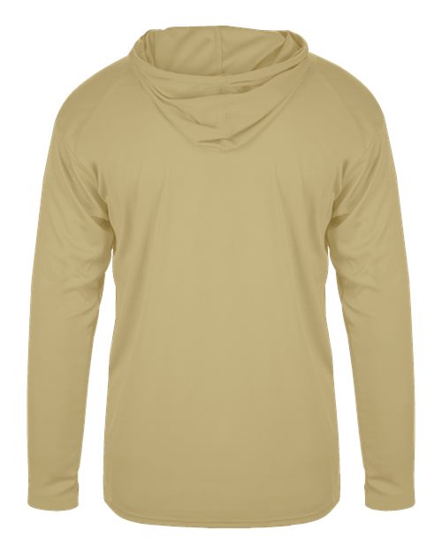 Badger 2105 Youth B-Core Hooded Long Sleeve T-Shirt - Vegas Gold - back