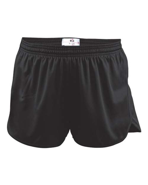 Alleson Athletic 2272 Youth B-Core Track Shorts - Black - front