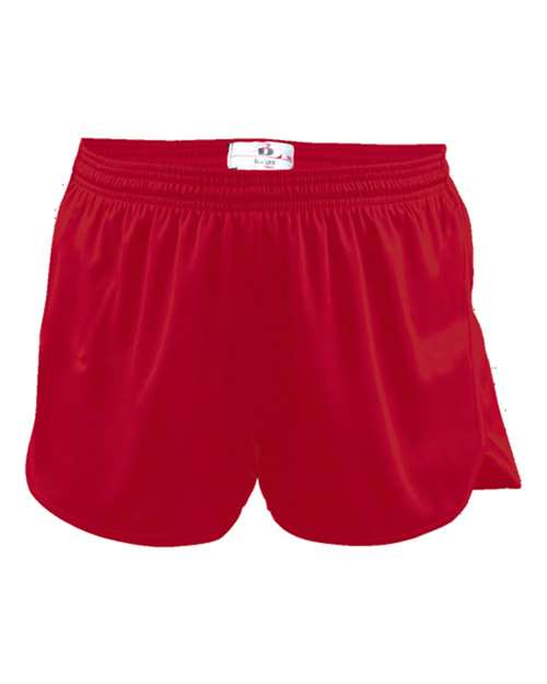 Alleson Athletic 2272 Youth B-Core Track Shorts - Red - front