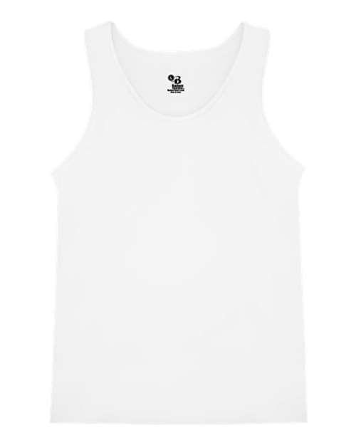Alleson Athletic 2662 Youth B-Core Tank Top - White - front