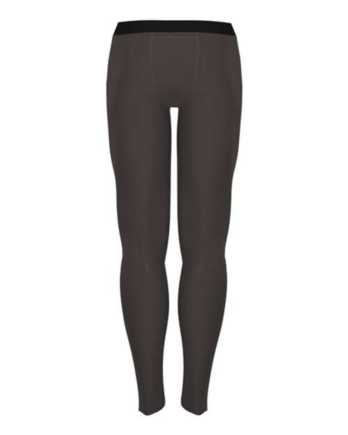 Badger 4610 Men's Compression Full-Length Tights - Graphite - back