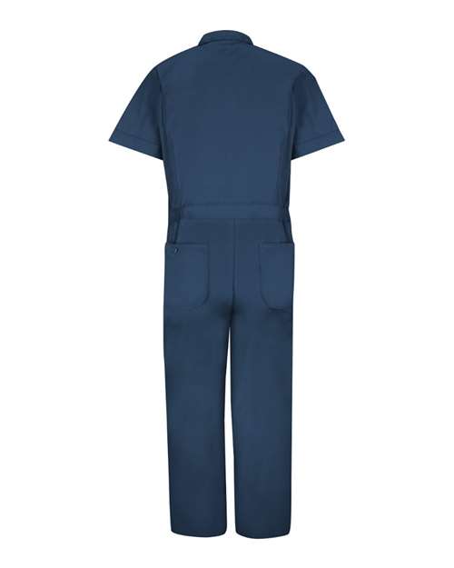 Red Kap CP40 Men's Speedsuit Short Sleeve - NV-Navy - back