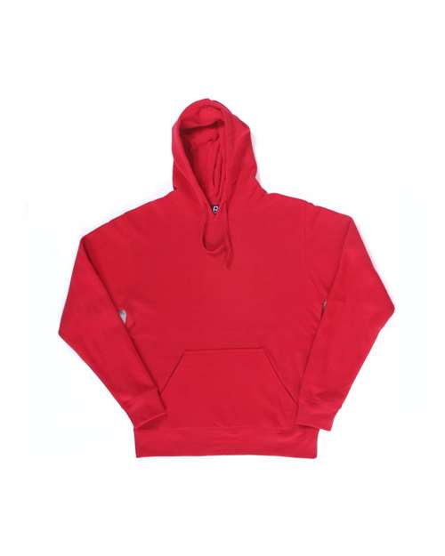 J. America 8620 Men's Cloud Fleece Hooded Sweatshirt - Red - front