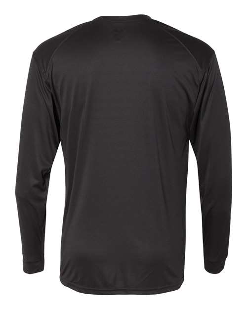 Badger 4004 Men's Ultimate SoftLock™ Long Sleeve T-Shirt - Black - back