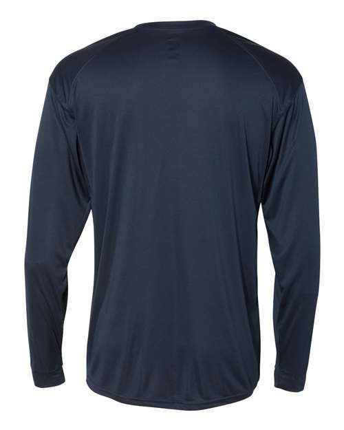 Badger 4004 Men's Ultimate SoftLock™ Long Sleeve T-Shirt - Navy - back