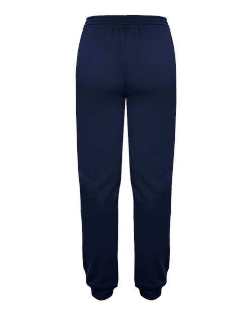 Badger 1476 Women's Performance Fleece Joggers - Navy - back