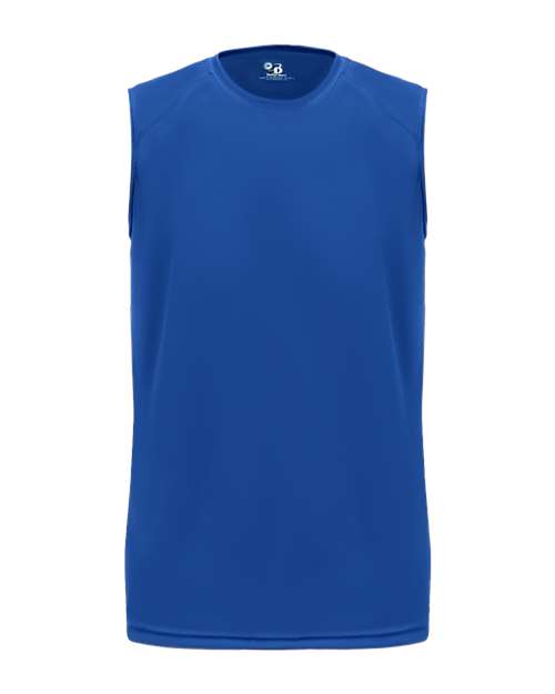 Badger 2130 Youth B-Core Sleeveless T-Shirt - Royal - front
