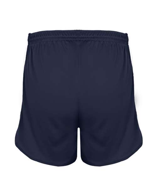 Alleson Athletic 2273 Youth Stride Shorts - Navy/ White - back
