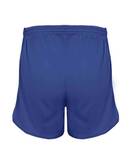 Alleson Athletic 2273 Youth Stride Shorts - Royal/ White - back