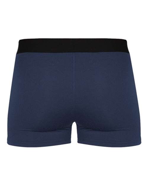 Badger 2629 Girls' Pro-Compression Shorts - Navy - back