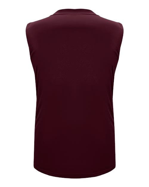 Alleson Athletic 8566 Men's B-Pivot Rev Tank Top - Maroon/ White - back