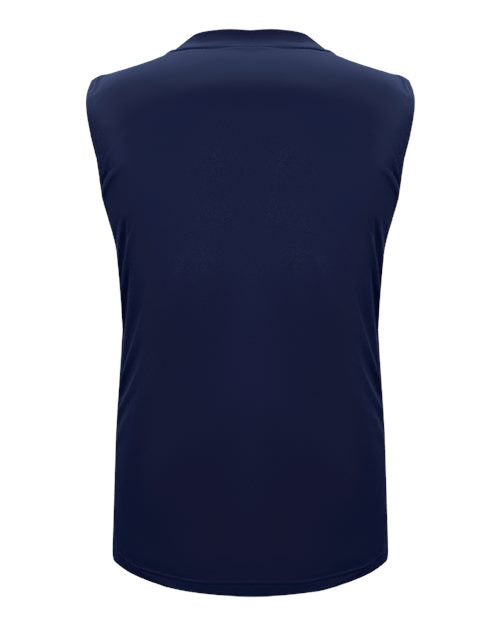 Alleson Athletic 8566 Men's B-Pivot Rev Tank Top - Navy/ White - back