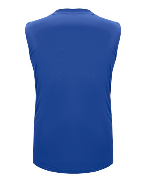 Alleson Athletic 8566 Men's B-Pivot Rev Tank Top - Royal/ White - back