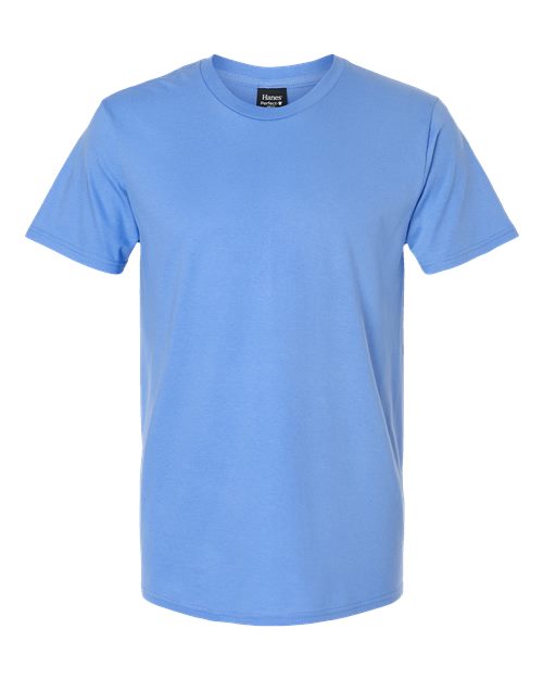 Hanes 4980 Unisex Perfect-T T-Shirt - Carolina Blue - front