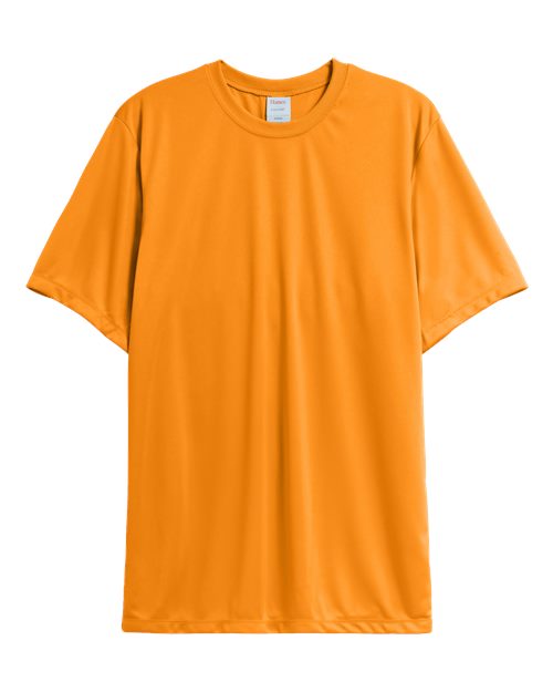 Hanes 4820 Unisex Cool DRI® Performance T-Shirt - Safety Orange - front