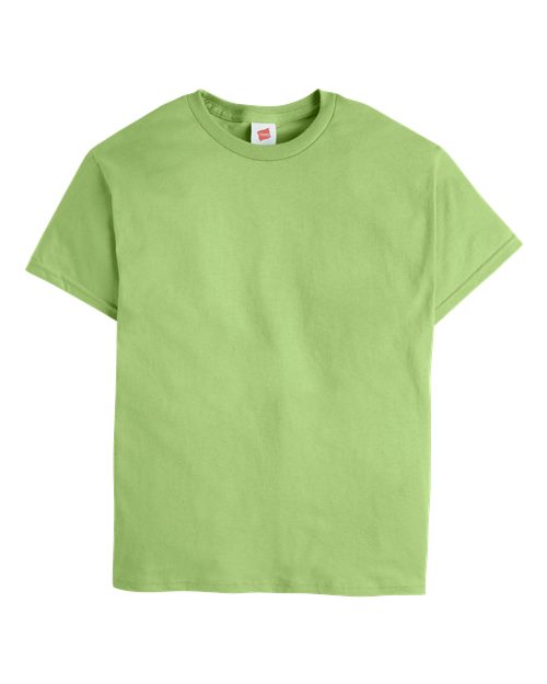 Hanes 5480 Youth Essential-T T-Shirt - Lime - front
