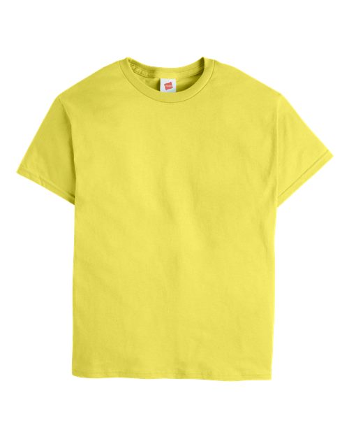 Hanes 5480 Youth Essential-T T-Shirt - Yellow - front
