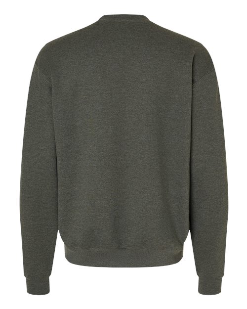 Champion S600 Unisex Powerblend® Crewneck Sweatshirt - Dark Green Heather - back