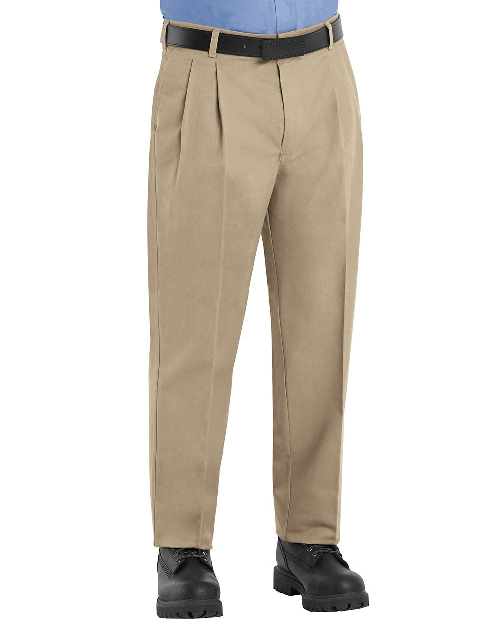 Red Kap PT38 Men's Pleated Twill Slacks - style