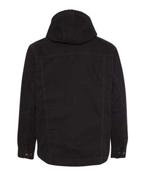 DRI DUCK 5090T Men's Tall Laredo Boulder Cloth™ Canvas Jacket with Thermal Lining - Black - back