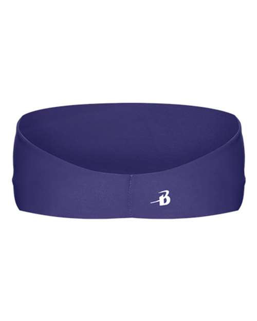Badger 0301 Wide Headband - Purple - back