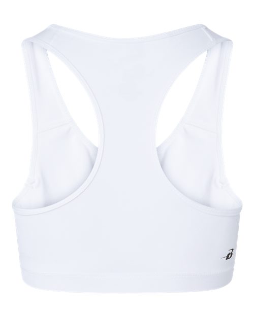 Badger 4636 Women's B-Sport Bra Top - White - back