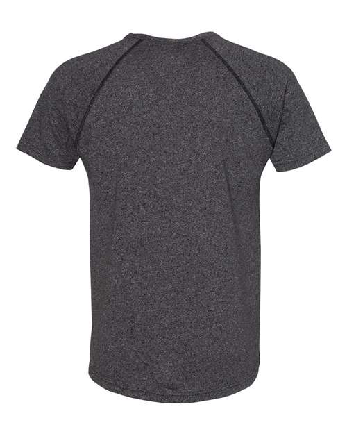Next Level 2050 Men's Mock Twist Raglan Tee - Black - back