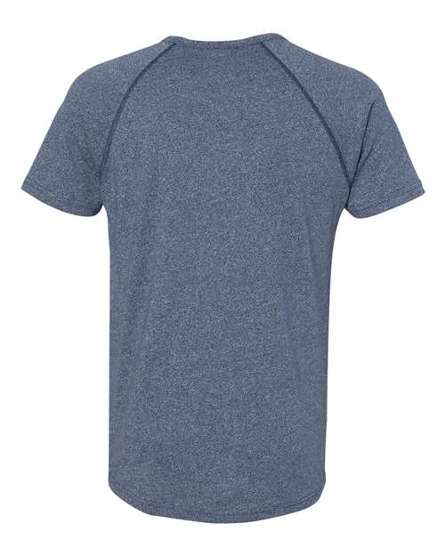 Next Level 2050 Men's Mock Twist Raglan Tee - Indigo - back