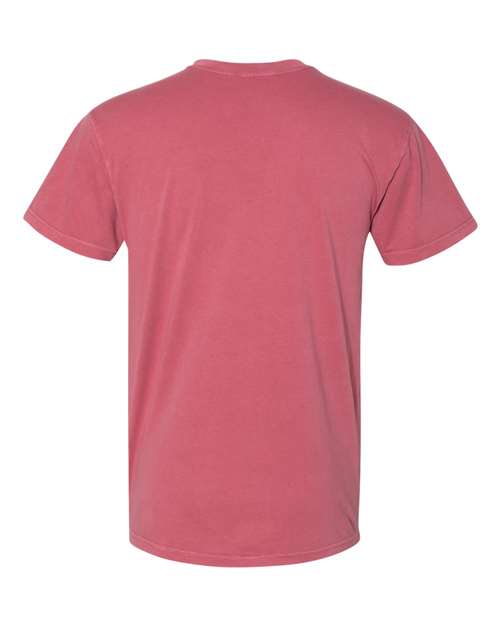 Next Level 7415 Unisex Inspired Dye Pocket Tee - Smoked Paprika - back