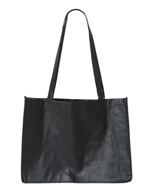 Liberty Bags A134 Non-Woven Deluxe Junior Tote - Black - back