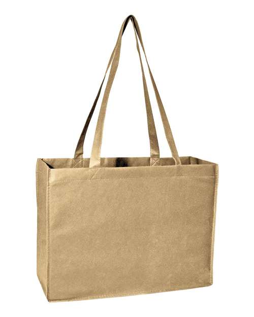Liberty Bags A134 Non-Woven Deluxe Junior Tote - Tan - front
