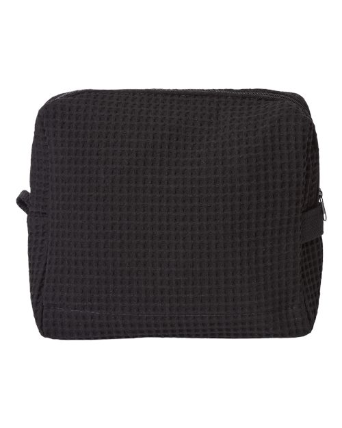 Liberty Bags 5770 Tammy Waffle Weave Spa Bag - Black - front